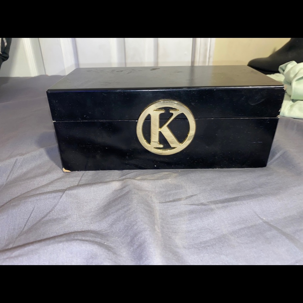 K initialed Jewelry box